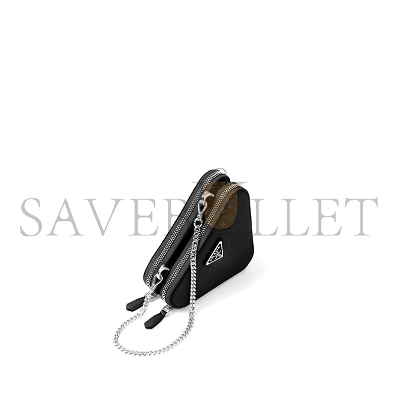 PRADA SAFFIANO LEATHER MINI POUCH 1NR015 (15*10cm) 